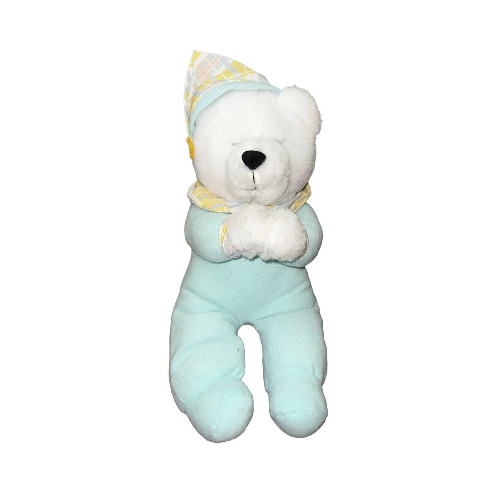 Avon‎ Plush Pajama Teddy Bear Plush Praying Stuffed Animal 1996 VTG Not Tested